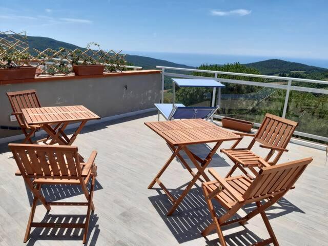 Vista Sulle Isole Dell'Arcipelago Toscano Nibbiaia Ngoại thất bức ảnh